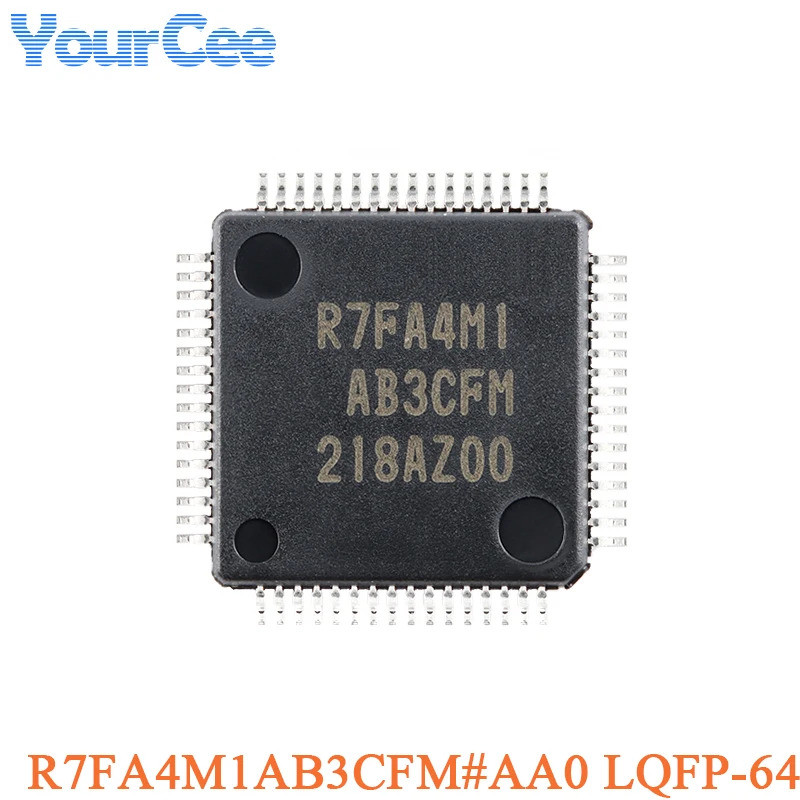 5 ชิ้น/1 ชิ้น R7FA4M1AB3CFM AA0 R7FA4M1AB3 LQFP-64 48MHz ชิปไมโครคอนโทรลเลอร์