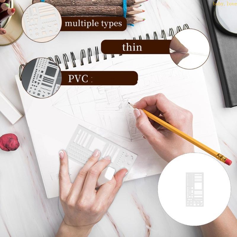 BLove* Schedule Template Ruler พร้อมตารางสําหรับวารสารปฏิทินหัตถกรรมน้ําหนักเบา