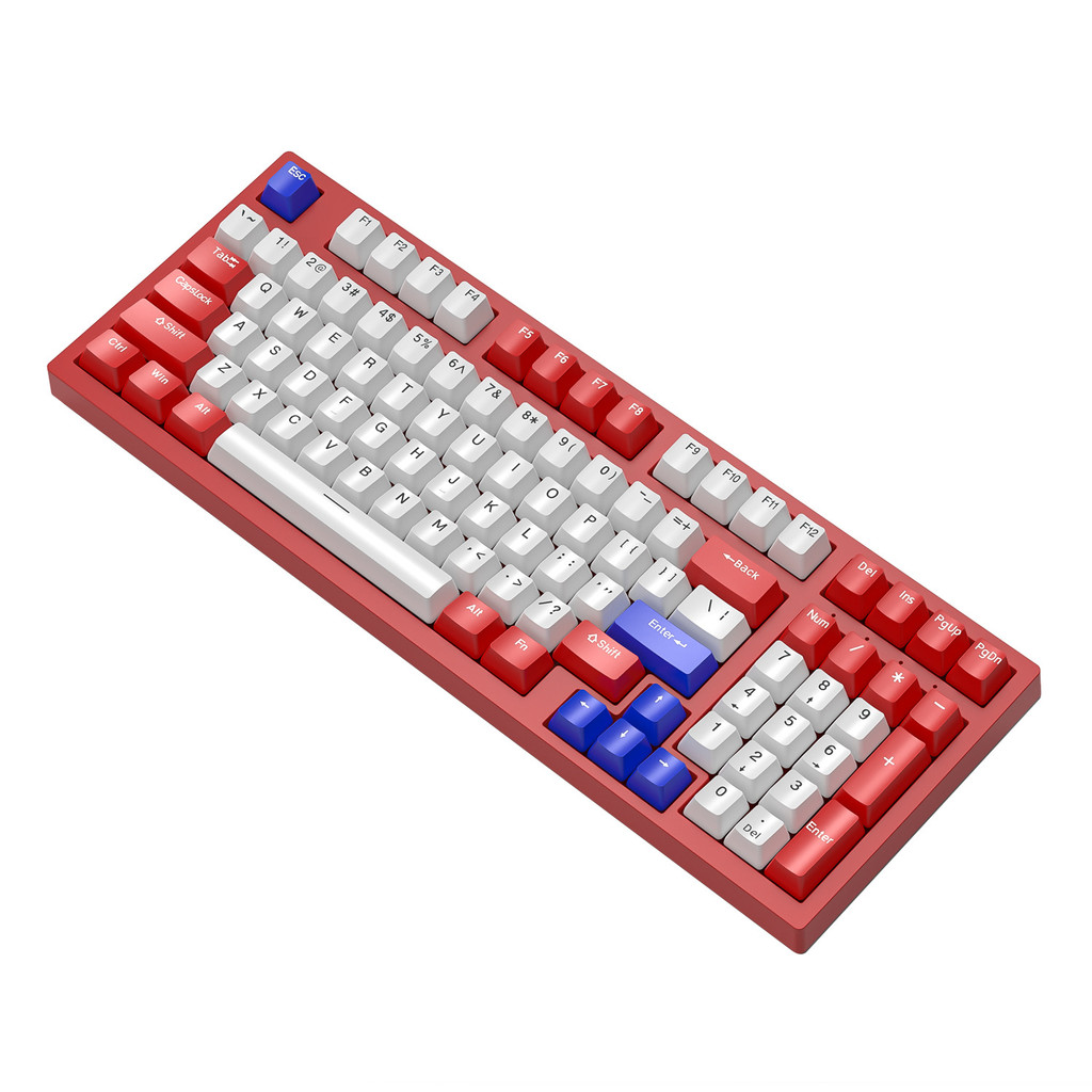 K98 Green Switch Macro Definition Gaming Keyboard คีย์บอร์ดแบบกลไกเรืองแสงผสมสี