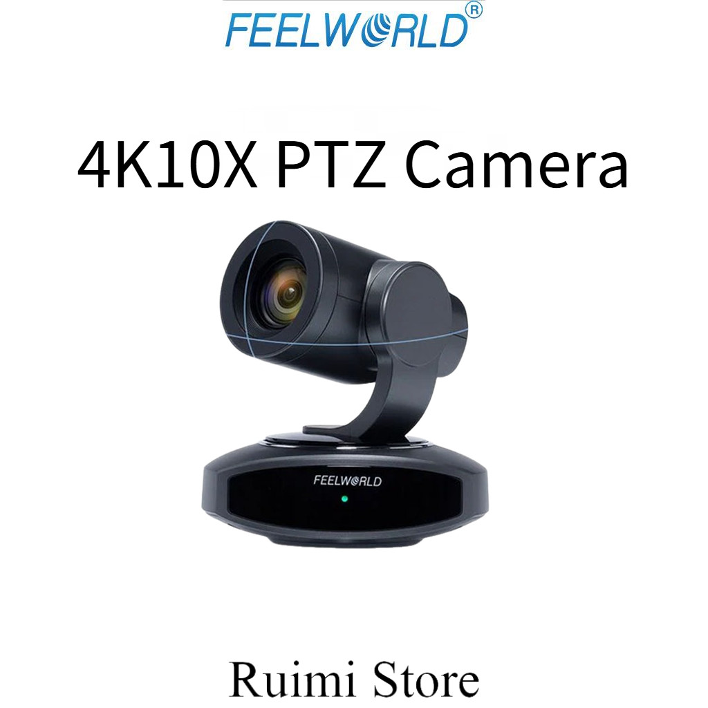 FEELWORLD 4K10X PTZ Ultra HD ความละเอียดกล้อง 4K 10X USB HDMI สําหรับการประชุมทางวิดีโอสตรีมมิ่งสด