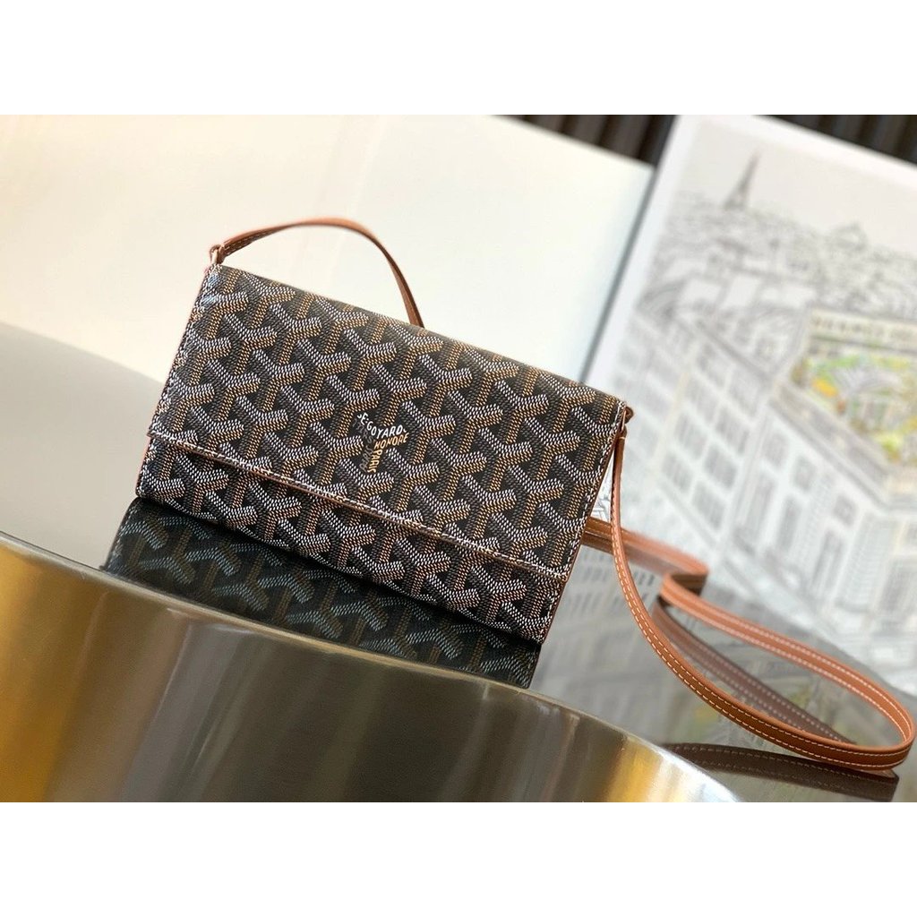 กระเป๋าสะพายข้าง Goyard Varnne Presbyopic พิมพ์เต็มด้าน flap