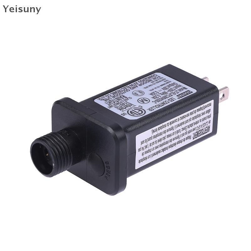 [Yei] AC 120V ถึง 30VDC 6W 8 ฟังก์ชั่น SELV LED Lamp Driver US Plug Adapter IP44 กันน้ําเลเซอร์แสงยุ