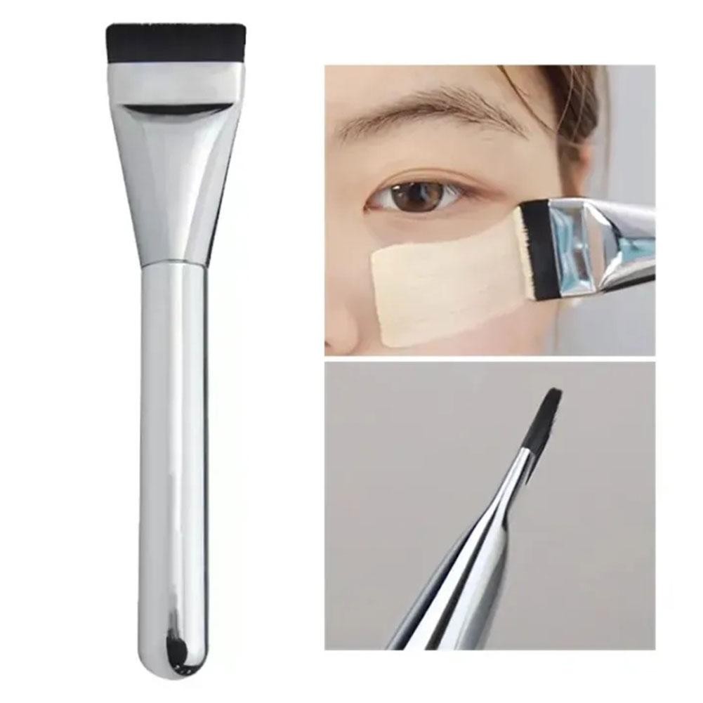 MALORYE Thin Flat Foundation Brush Seamless Blending Makeup & Mask Brush Perfect For Liquid & Cream 