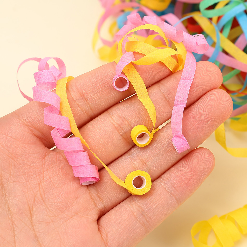 Magic Ribbon & Paper Confetti Set - ตกแต่งงานรื่นเริงโยนด้วยมือ - อุปกรณ์โปรดปรานงานเลี้ยงวันเกิดงานแต่งงาน - รูปที่ 6