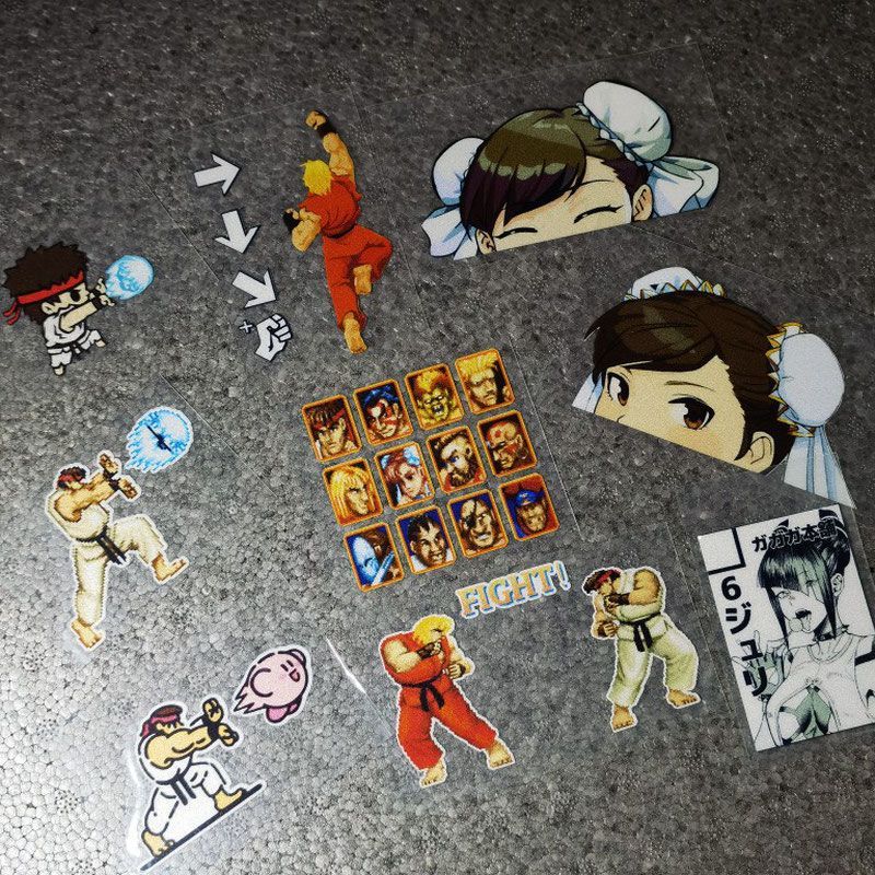 Street Fighter Car Sticker Street Fighter Sticker Street fighter6 Capcom Game Car Sticker CAPCO