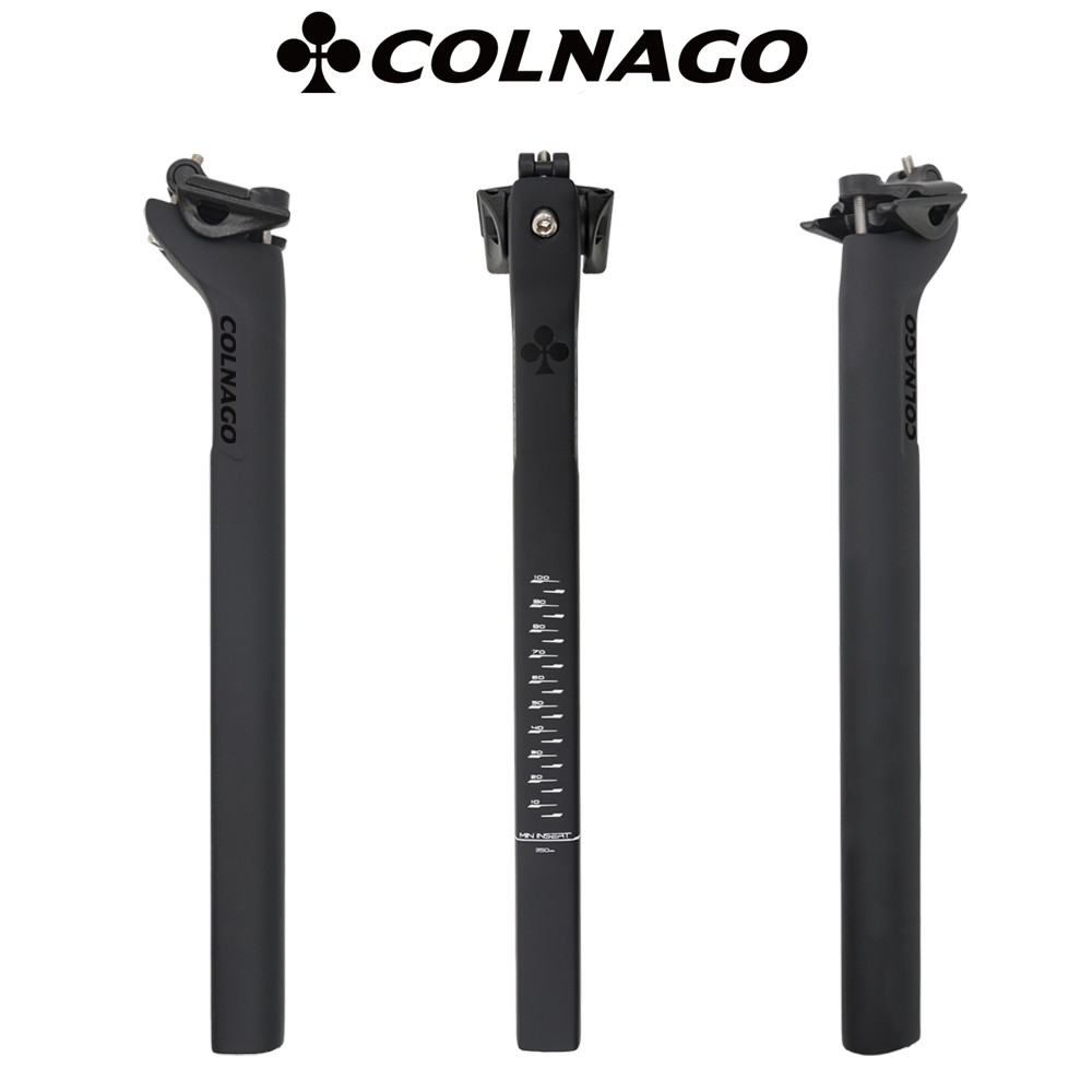 ท่อที่นั่งจักรยานเสือหมอบ Colnago คาร์บอนไฟเบอร์สีดำ ขนาด 15 มม. ยาว 350 มม. เหมาะสำหรับโมเดล C64, C