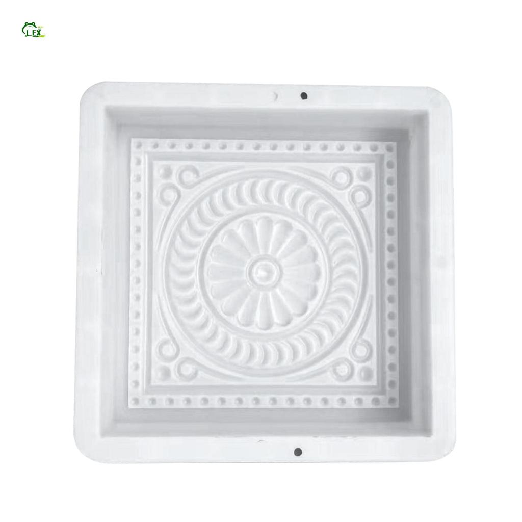 แม่พิมพ์ซีเมนต์กลีบที่สวยงาม DIY ทางเดิน Stepping Stones Cement Paving Mould สําหรับลานถนนสวน