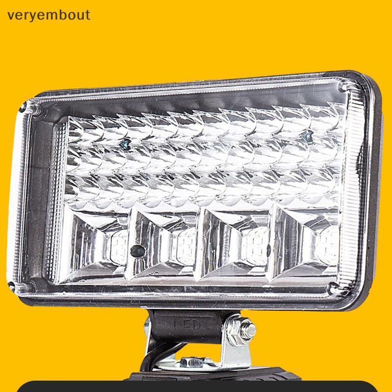 Ut สําหรับ Makita 18V Li-ion แบตเตอรี่ LED ทํางาน 3/4 นิ้วไฟฉายแบบพกพาฉุกเฉินน้ําท่วมโคมไฟ Camping โ