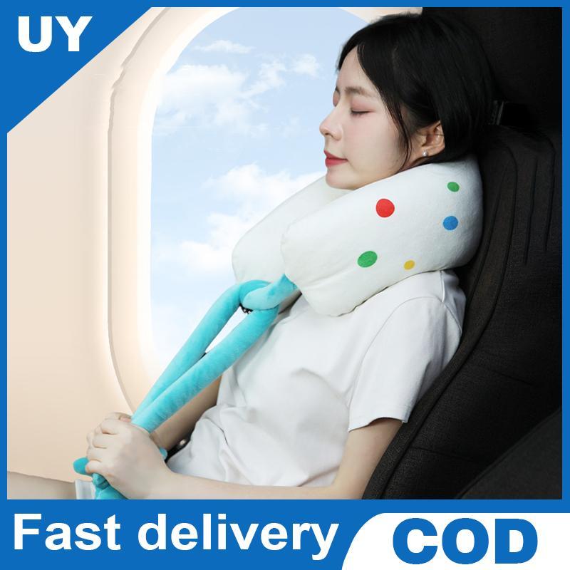 Null แบบพกพา Breathable U-Shaped หมอนปรับคอสําหรับทํางานและส่วนที่เหลือ null