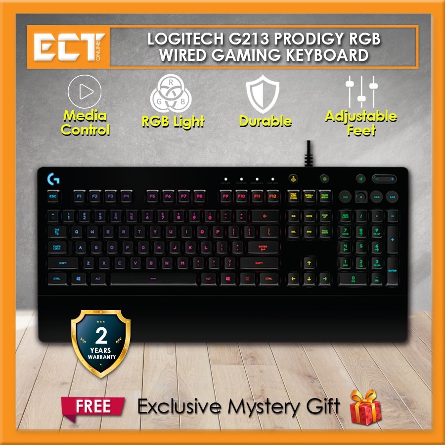 คีย์บอร์ดเกมมิ่ง Logitech G213 Prodigy RGB