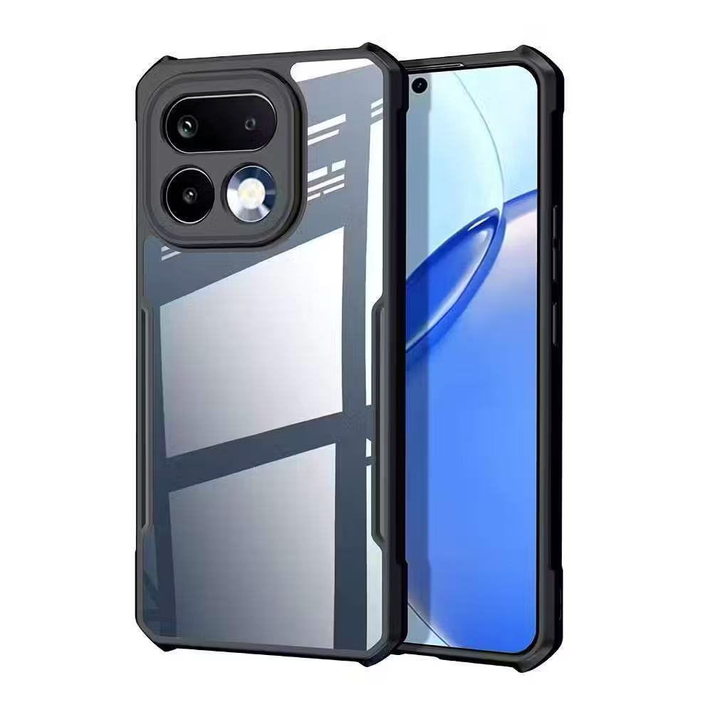 HHL เคสใส ขอบดำ กันกระแทก กันรอย ไม่เหลือง สำหรับ Realme C85 C53 C63 Note70 Realme 16Pro 16ProPlus
