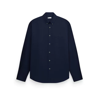 AIIZ (เอ ทู แซด) - AIIZ เสื้อเชิ้ตผู้ชายแขนยาวผ้าอ๊อกฟอร์ดสีพื้น AIIZ Men's Oxford Long Sleeve Shirt