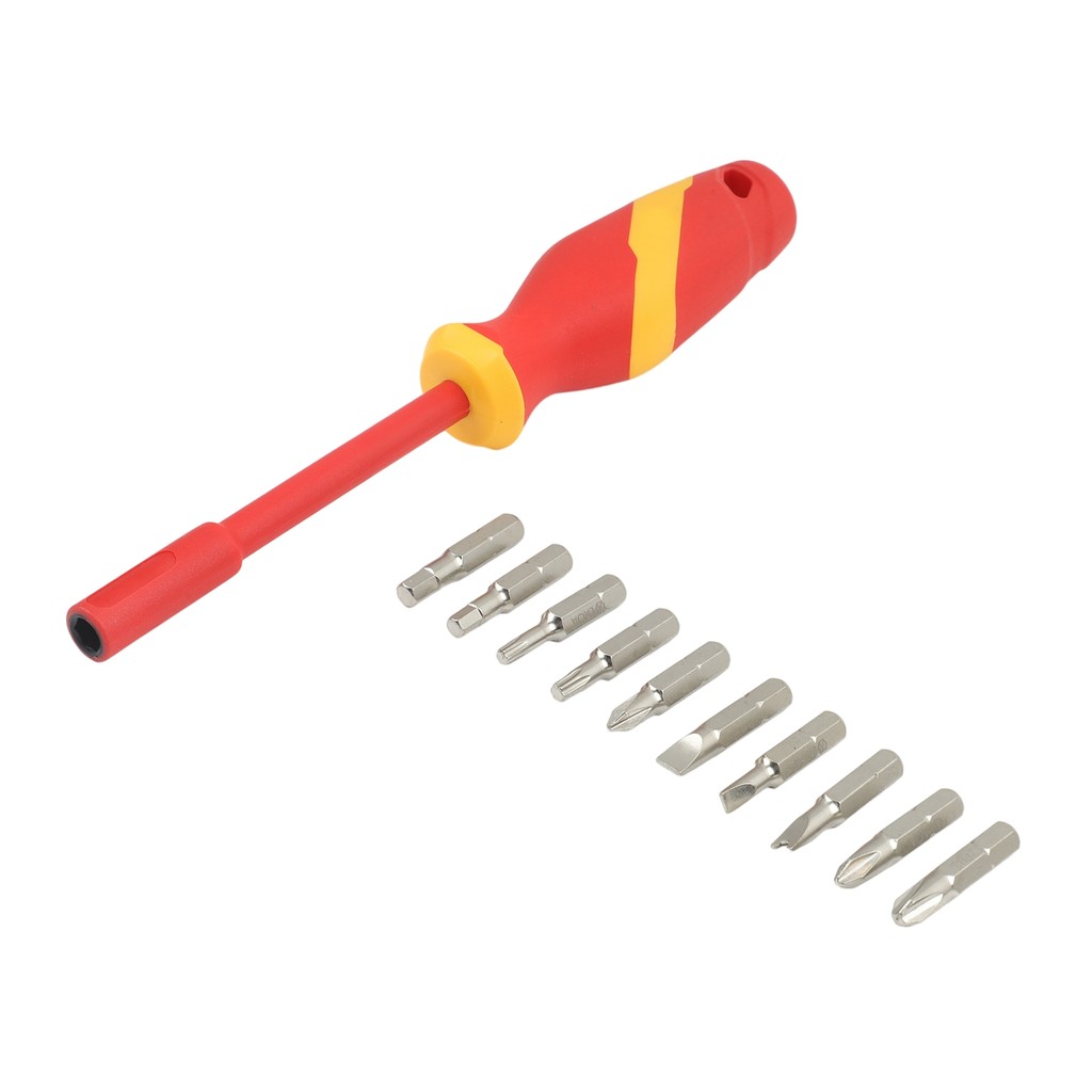 ชุดไขควงหุ้มฉนวน VDE Certified Alloy Tool Steel Ergonomic Non-slip Grip