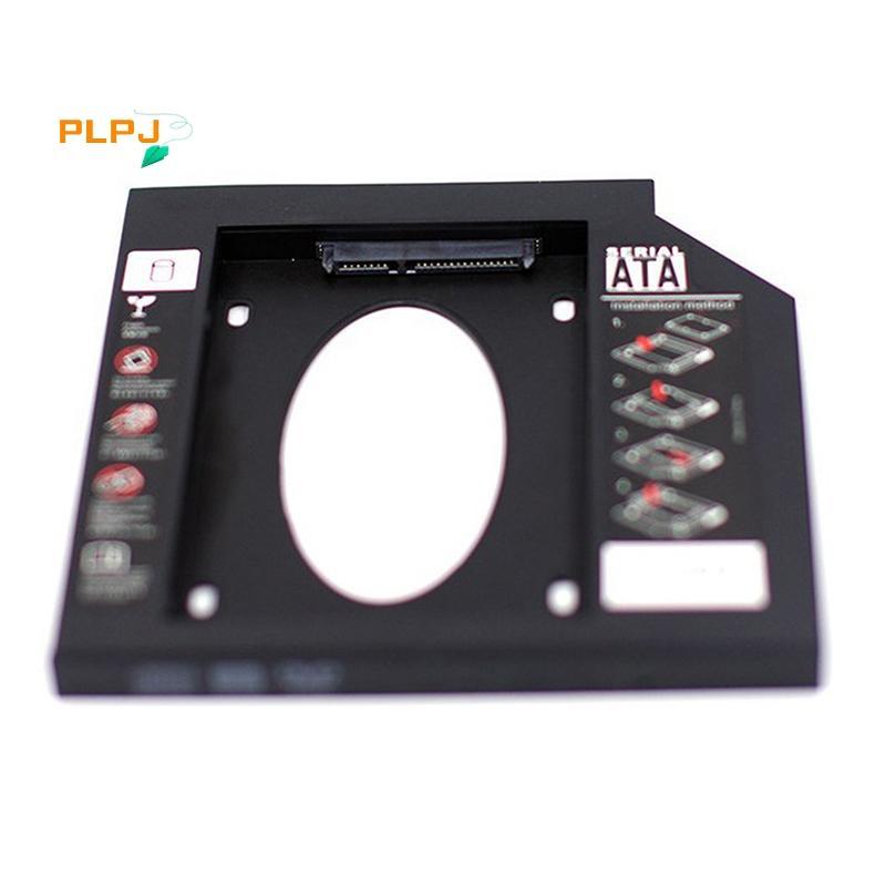PLPJ พลาสติก 9.0 มม.9.5 มม.12.7 มม.HDD แคดดี้ SATA 3.0 ฮาร์ดดิสก์ไดรฟ์ SSD กล่องสําหรับแล็ปท็อป CD-R