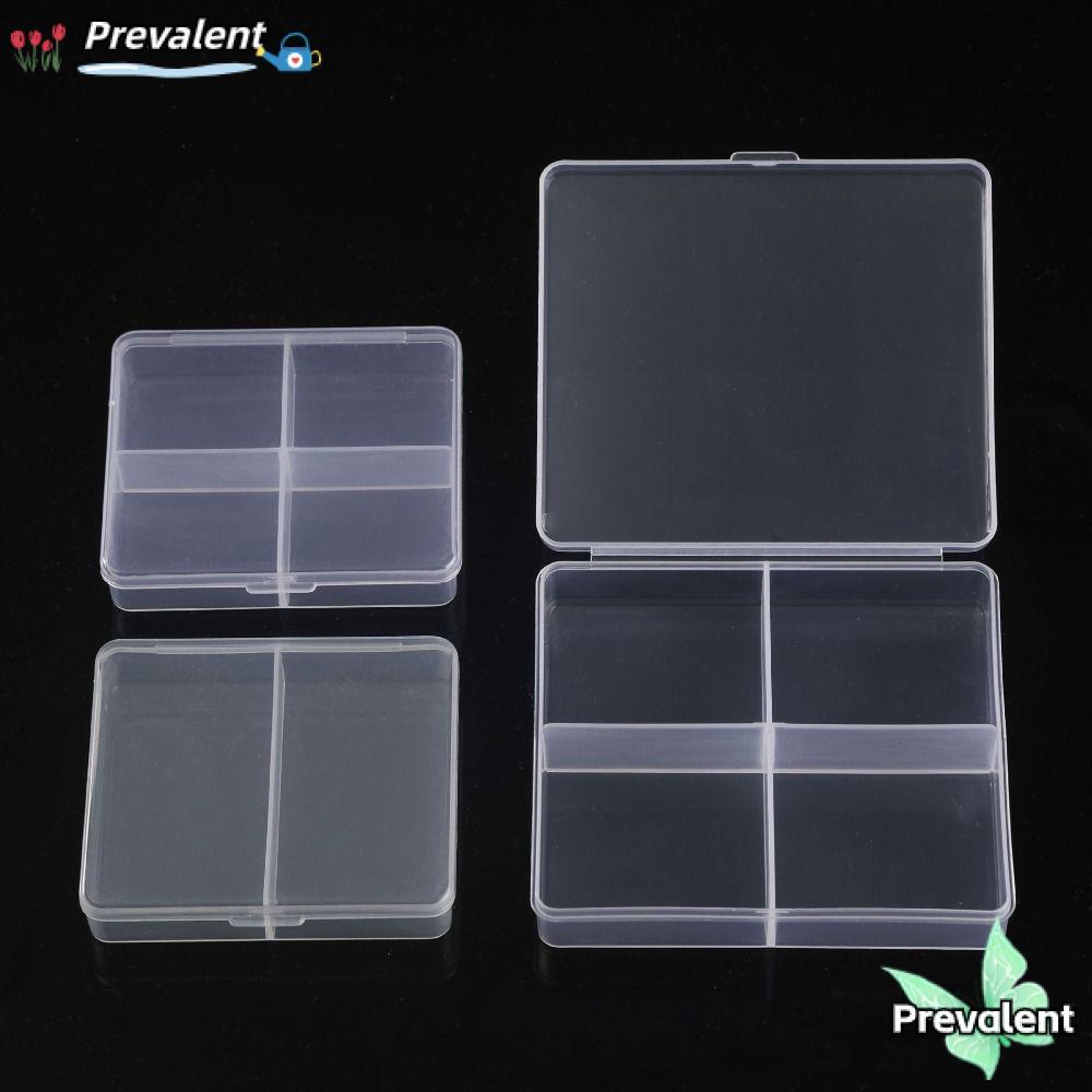 กล่องเก็บของแบบใสเตรียม,ภาชนะใส่ลูกปัดเครื่องประดับพลาสติกใส,คุณภาพสูง3ขนาดสแควร์สินค้าขนาดเล็กกล่องบรรจุ