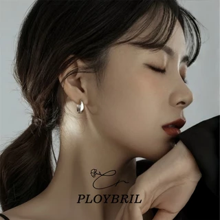 PLOYBRIL ต่างหูย้อนยุค แฟชั่น ต่างหูโจ๊กเกอร์ E040