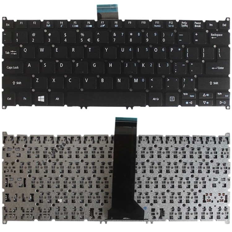 พร้อมส่ง คีย์บอร์ดรุ่น US สําหรับ Acer Aspire E3 111 C5SW V5-122 122P V5-122 132P V13 V3-371 E11 E3-