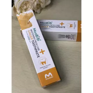 【ซื้อ 4 ฟรี 4 ยาสีฟันขิงขิง】Moobibi ยาสีฟันสมุนไพร ลดกลิ่นปาก ฟันขาว ฟันแข็งแรง toothpaste