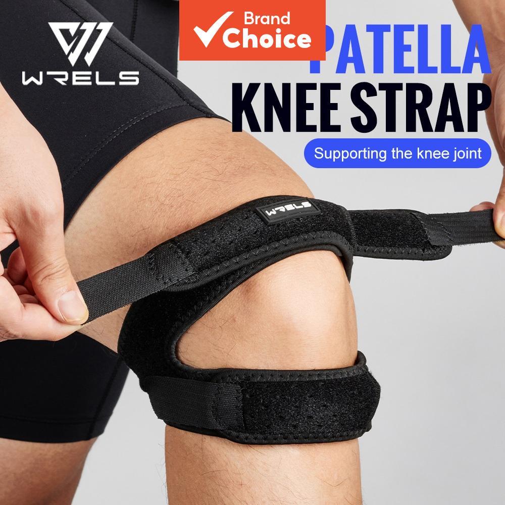 Wrels กีฬา Double Patellar เข่า Patella Kneepad Tendon สายรัดรั้ง Pad Protector เปิดห่อ #Pa0313