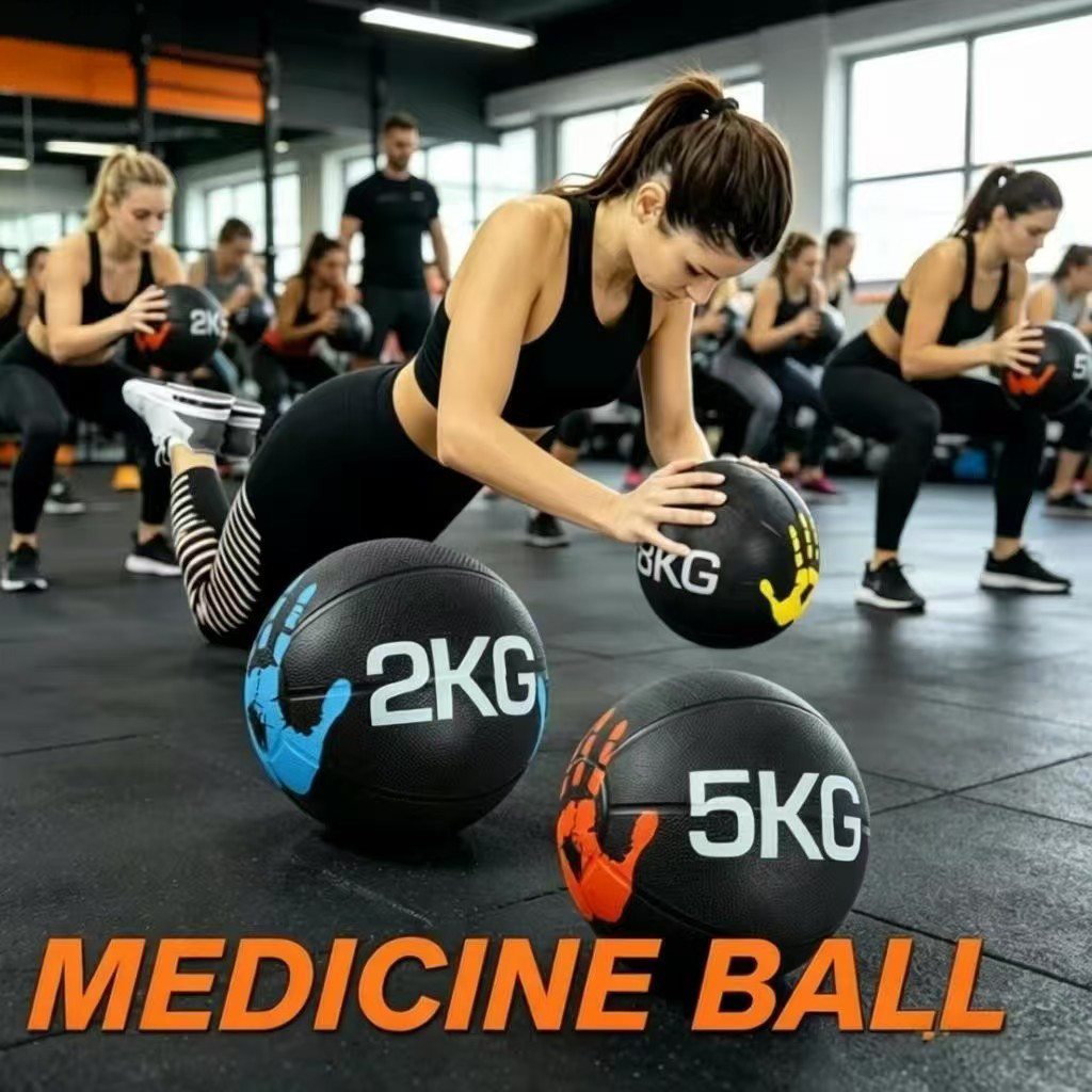 เมดิซีนบอล Medicine Ball ลูกบอลน้ำหนัก แบบตัน ไม่ยืดหยุ่น Gravity Ball