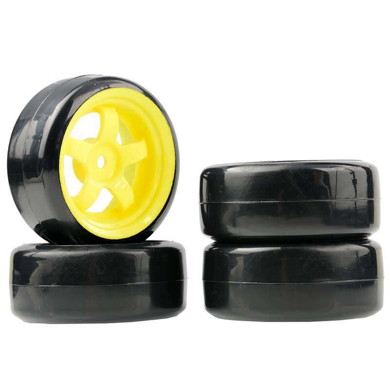 WLtoys 63MM Drift Slick ยาง 1/10 สําหรับ HSP 94123 Sakura D4 D5 Tamiya TT02 Kyosho FW06 Smooth Hard 