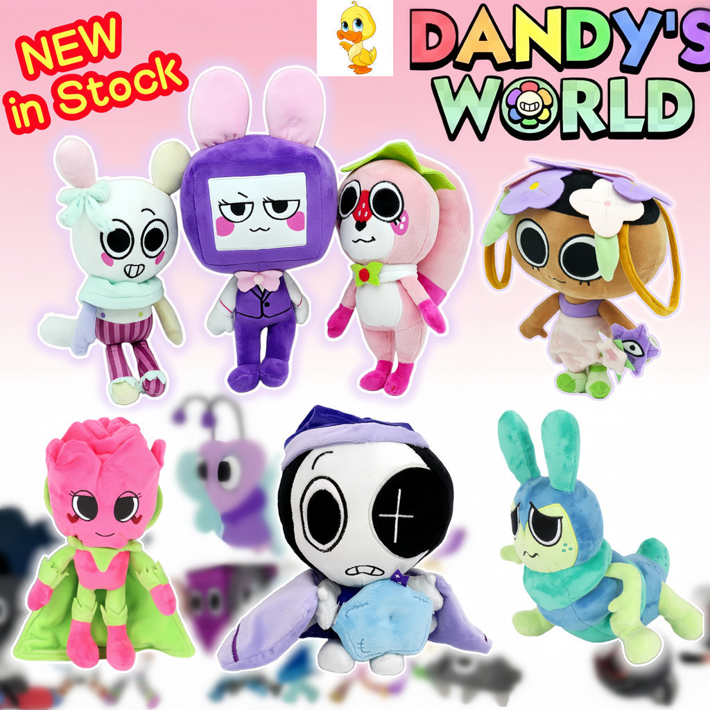 ของเล่นน่ารัก Bassie Plush ใหม่ Dandy Dyle Timesly ตุ๊กตา Plushie บทบาท Belle ตะกร้า Bassie เติมของเล่นสนุกตุ๊กตาของเล่นนุ่มสำหรับเด็ก ของขวัญสร้างสรรค์สำหรับผู้ใหญ่และเด็ก COD