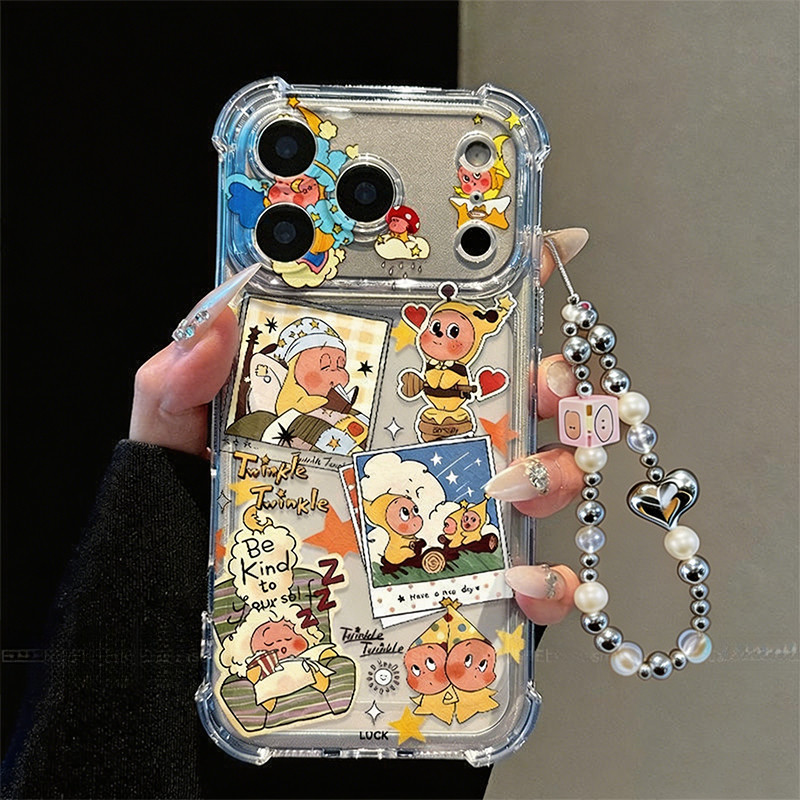 luck-เคสโทรศัพท์พร้อมสายคล้องโทรศัพท์ เคสไอโฟน iPhone17PROMAX 16pro ไอโฟน15PROMAX 12pro 14plus 13pro 11PRO-XYSJFSTKK630