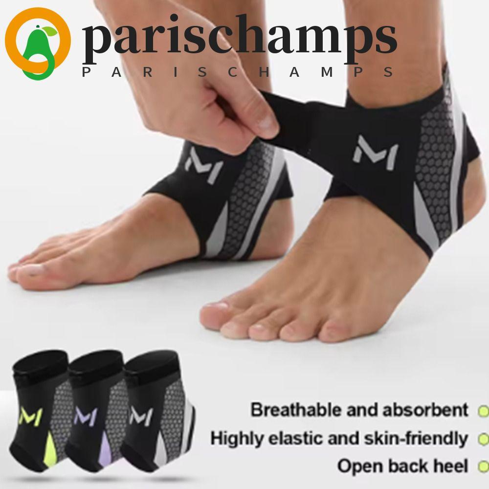 PARISCHAMPS ที่ป้องกันข้อเท้า สายยืดหยุ่น ระบายอากาศ รองรับข้อเท้า สําหรับบาสเกตบอล ฟุตบอล