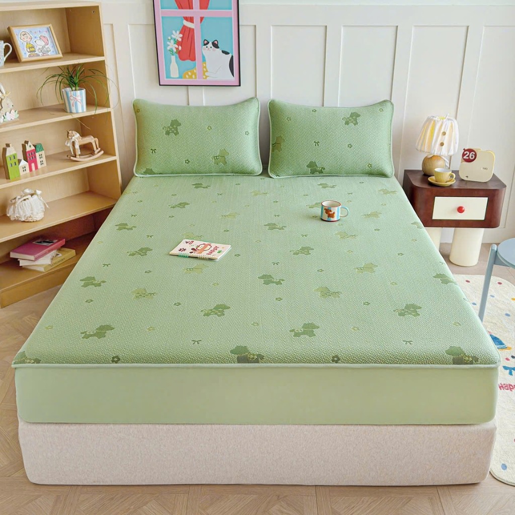 ICE COOL ICE-เย็น เสื่อปรับอากาศ COOL เสื่อฤดูร้อนที่มีสีและขนาด 1m6/1m8/2m2