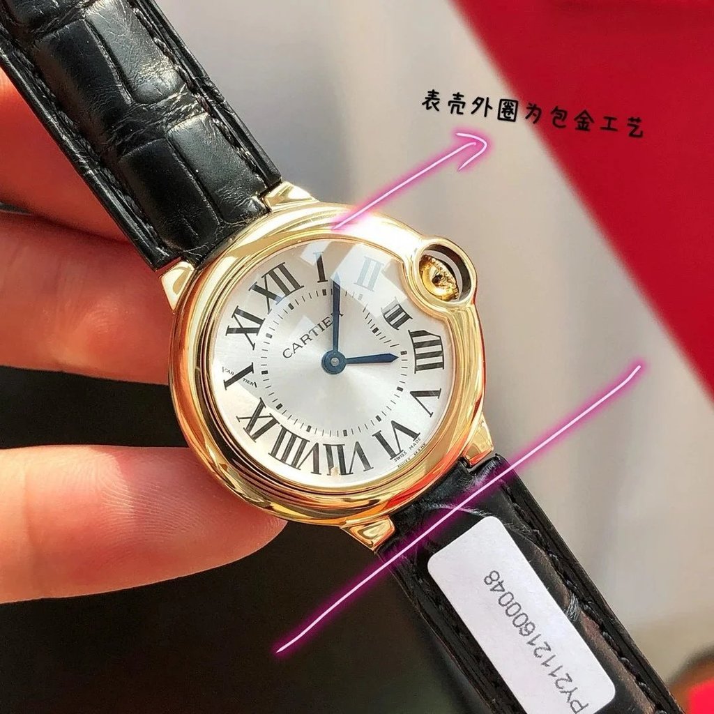1: 1 Original Standard Real Shot, Card One Place 18 Golden Blue Balloon Series Watch 28mm Watch Mode