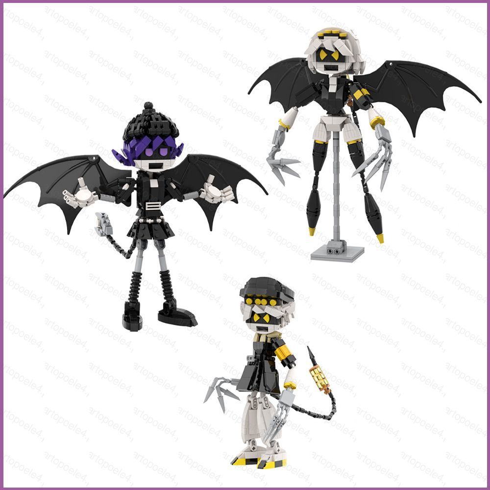 Murder Drones UZI NV Building Blocks ของขวัญสําหรับเด็กตกแต่งบ้านรูปตุ๊กตาของเล่นเด็กการ์ตูนคอลเลกชั