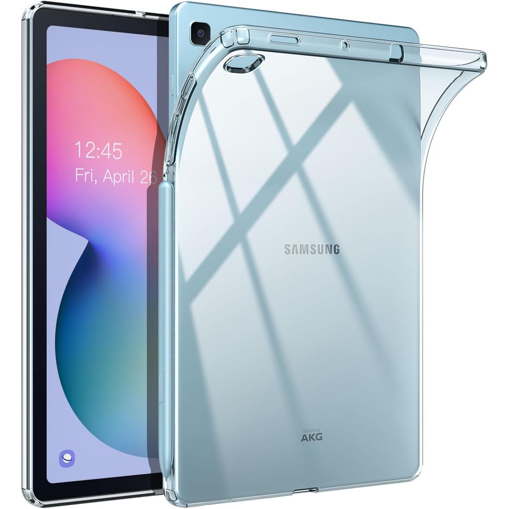 TiMOVO สําหรับ Samsung Galaxy Tab S6 Lite เคสใส 2024/2022/2020, Slim & น้ําหนักเบา TPU โปร่งใสปกหลัง