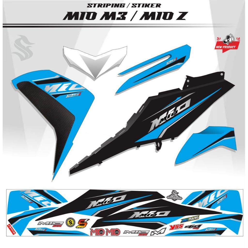 / MIO M3 STRIPING / MIO M3 สติ๊กเกอร์ / MIO Z / COOL MIO M3 VARIATION STRIPING