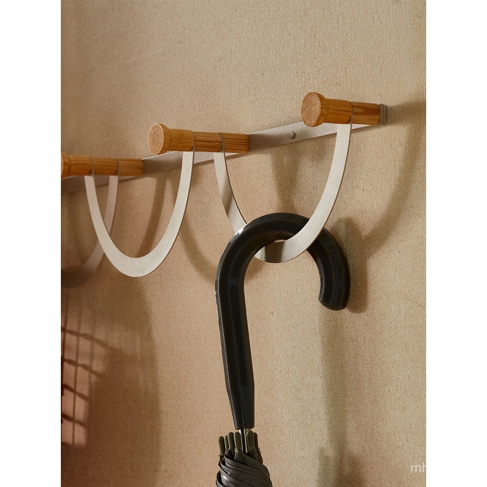 Jizhi ห้องนั่งเล่นห้องนอน Perforated ZM6H Home Simple JZ ขายส่งในครัวเรือน Coat Rack Coat Hook Wall 
