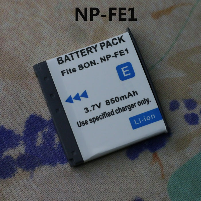 NP-FE1 battery compatible with Sony DSC-T7 T7B T7S P41 P43 P10 W1 FE1 charger