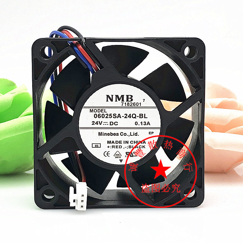 Original NMB 06025SA-24Q-BL/24R-BU 06025VE-24M-CT 24V พัดลมอินเวอร์เตอร์