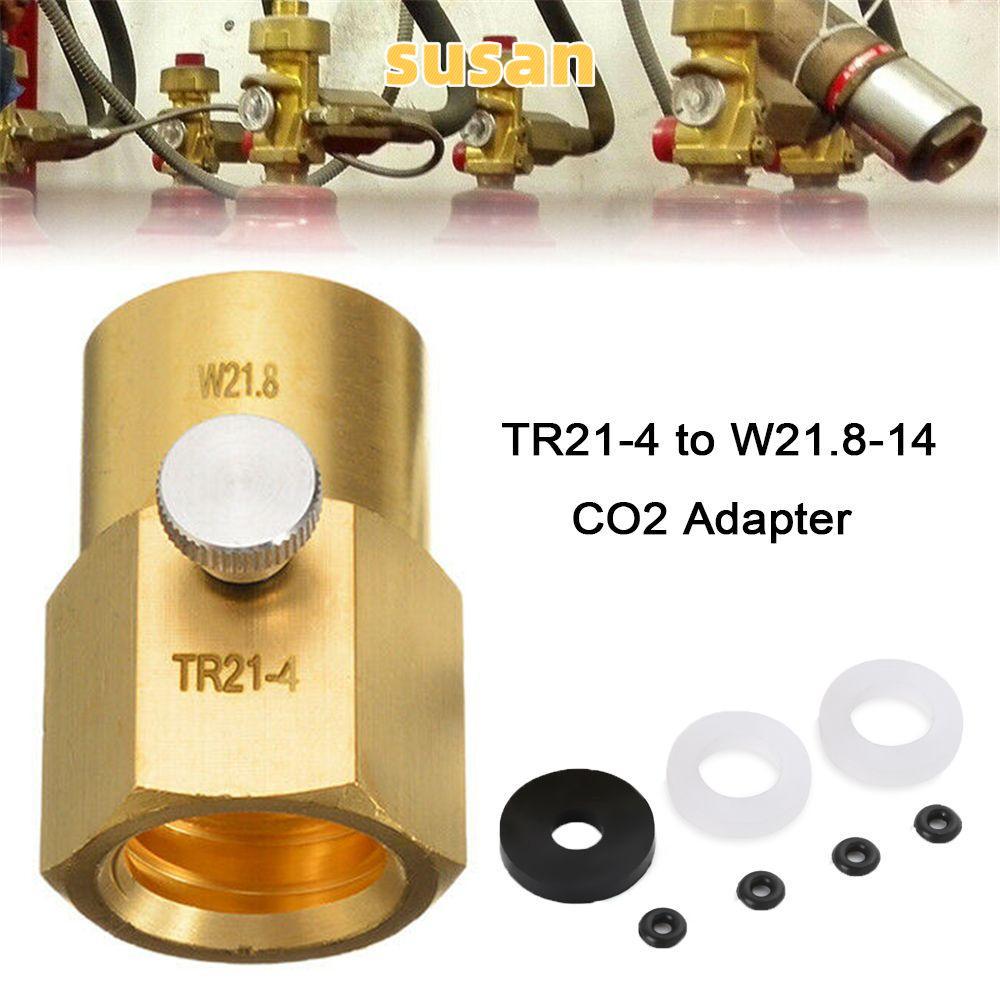 SUSAN TR21-4 ถึง W21.8-14 เติม Keg ชุดเกลียวถังเติม Adaptor สําหรับ Sodastream