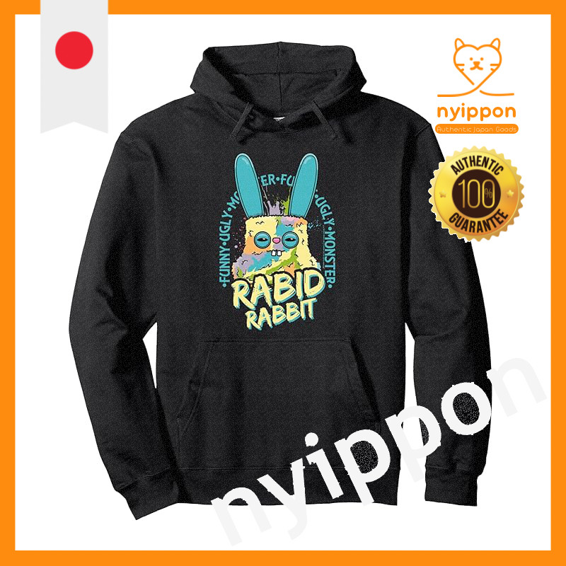 Rabid Rabbit Budgerigar Fugler Funny Ugly Monster Hoodie