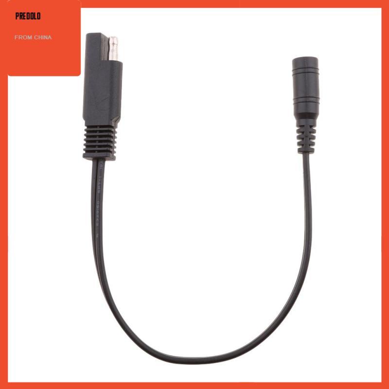 [Predolo] 10" SAE to Coax Female Adapter Cable SAE to DC Coax Motorcycle Heat Clothing