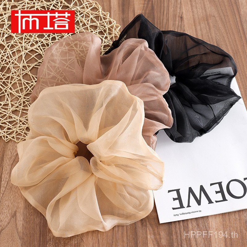 All-Match Ptah Mulberry Silk Ladies Hair Tie Elegant PT2227 ผ้าไหม/ผม Tie Buta 6546P