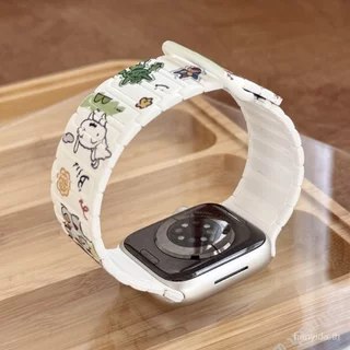 Crayon Shin-chan สายซิลิโคนแม่เหล็กสําหรับ Xiaomi Redmi Watch 3 5 Active Redmi Watch 6 สมาร์ทวอท์ช Redmi Watch 5 Lite สร้อยข้อมือ