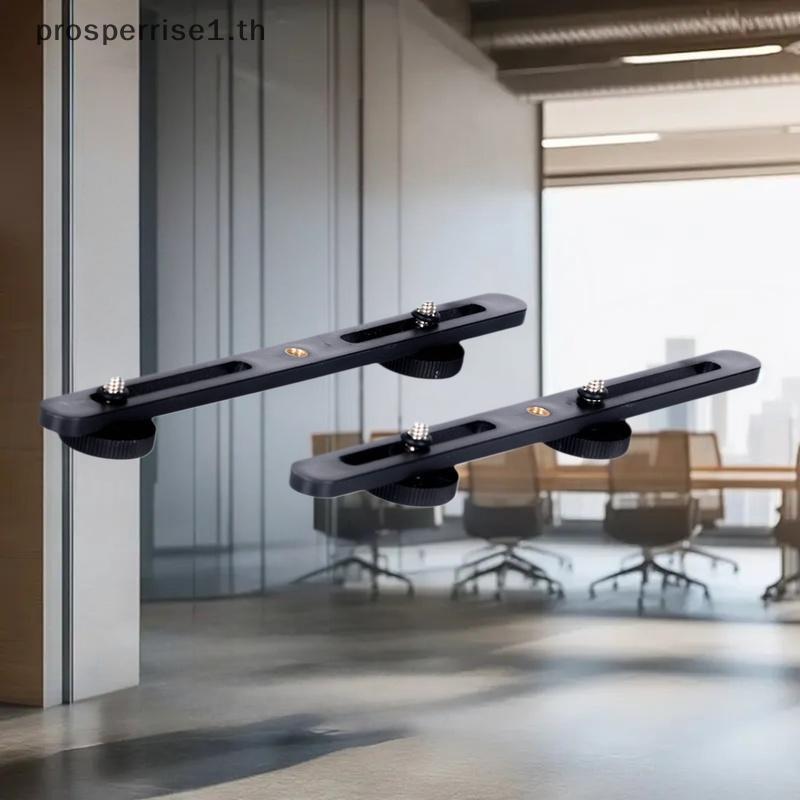 [PPTH] 1 ชิ้น Flash Bracket Mount ขาตั้งกล้อง 2 สกรูอะแดปเตอร์รองเท้าร้อนสําหรับกล้อง SLR ดิจิตอล Universal Double End Light Stand Holder [MOTOR]