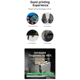 เส้น PLA+HS (High Speed) eSun Filament 1.75 mm, 1 KG