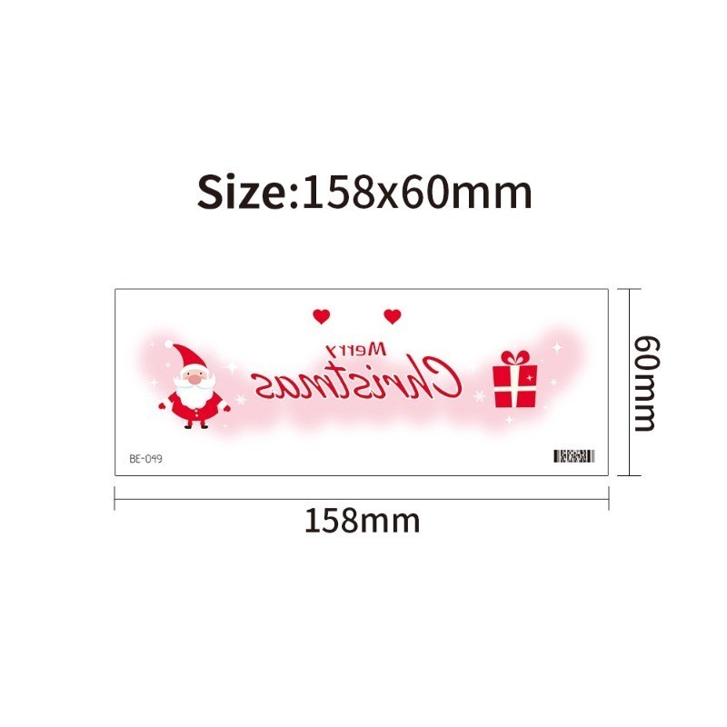 3/5/10แผ่นหน้าคริสต์มาสรอยสักชั่วคราว-น่ารักซานตากระสักสติกเกอร์-กันน้ําแต่งหน้าสักปลอมสําหรับสาวพรรค - รูปที่ 7