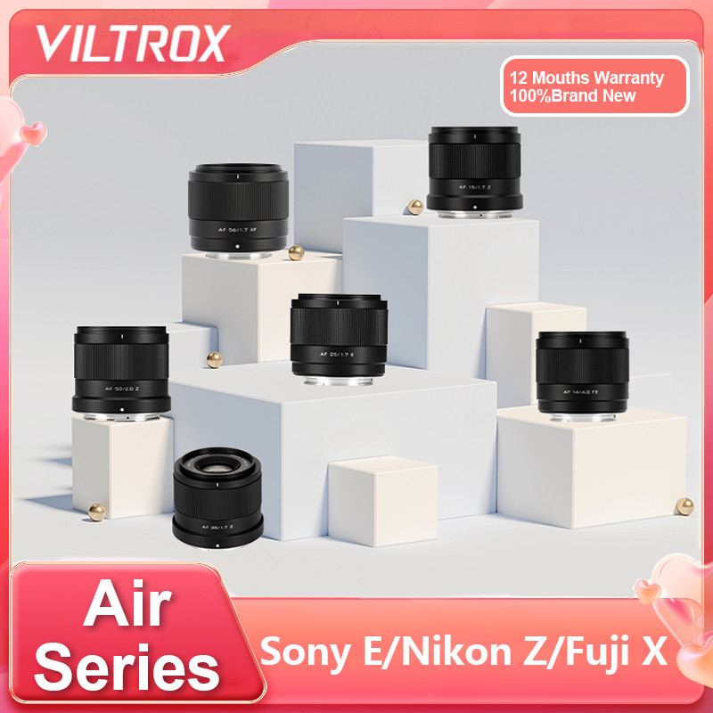 Viltrox AF 15/25/35/56mm F1.7 50mm F2 9mm F2.8 14mm F4 Air APS-Cขนาดใหญ่-Apertureเลนส์โฟกัสอัตโนมัติ