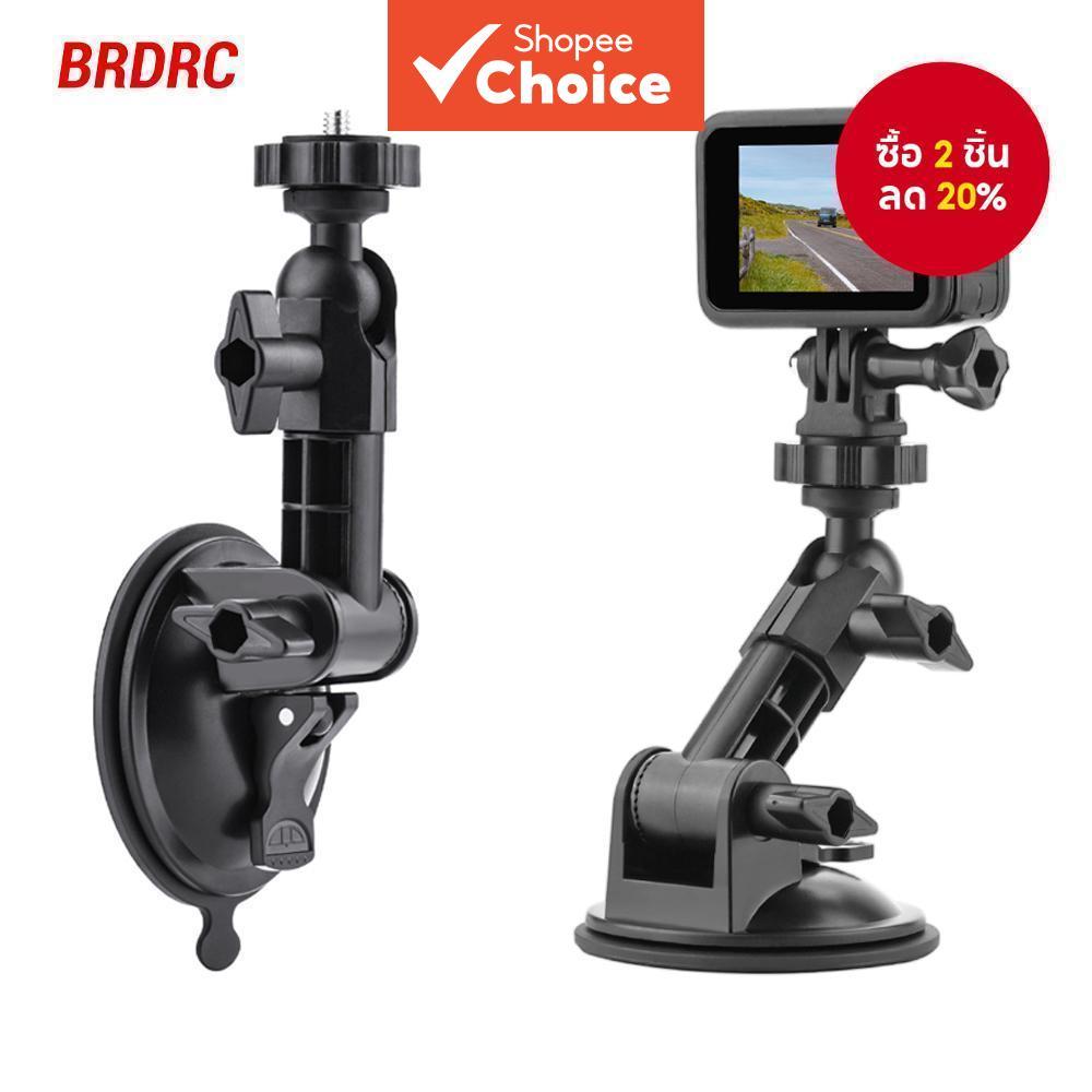 Brdrc ถ้วยดูดสําหรับ Gopro Hero 12 1110 9/Insta 360/Osmo Action/กระเป๋า 3 อุปกรณ์เสริมกล้องรถ Mount กระจกดูดที่แข็งแกร่ง Dash กล้องผู้ถือขาตั้ง Bracket
