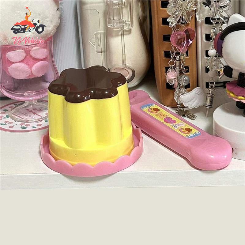 [Whstrong] Jelly Strawberry Pudding Set, Pretend Play Early Education,Food Pudding Feeding Toy