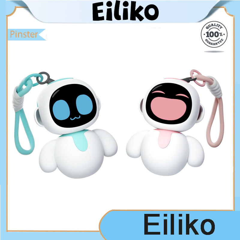 Eiliko Intelligent AI Robot Palm Pet Companion Robot Emojis Interactive Bag Pendant