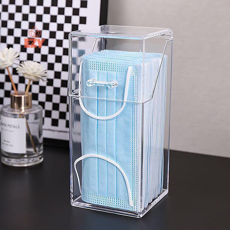 EZY กล่องเก็บหน้ากากกล่องกระดาษทิชชูเปียก Baby Wipes Dispenser Holder ครัวเรือนฝุ่นกล่องกระดาษทิชชูพร้อมฝาปิดครัวซีลออกแบบใหม่