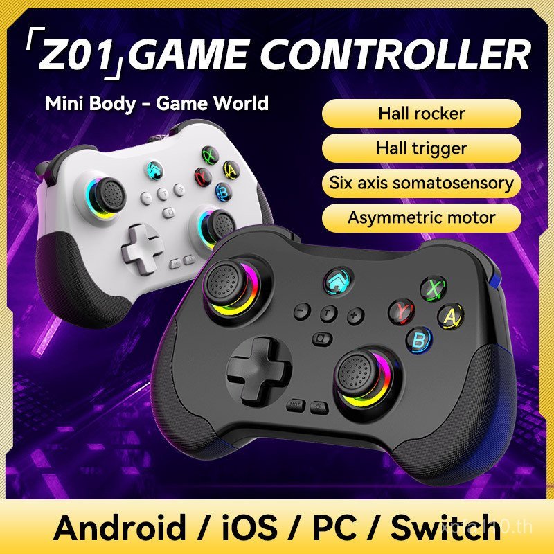 เกมไร้สาย Hall SWITCH คอมพิวเตอร์ Android Dual ios Handle Z01 Glare PS3PS4 Black Goku Sla IBB2
